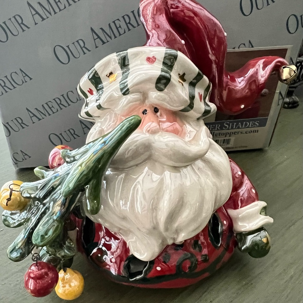 Santa Candle Topper